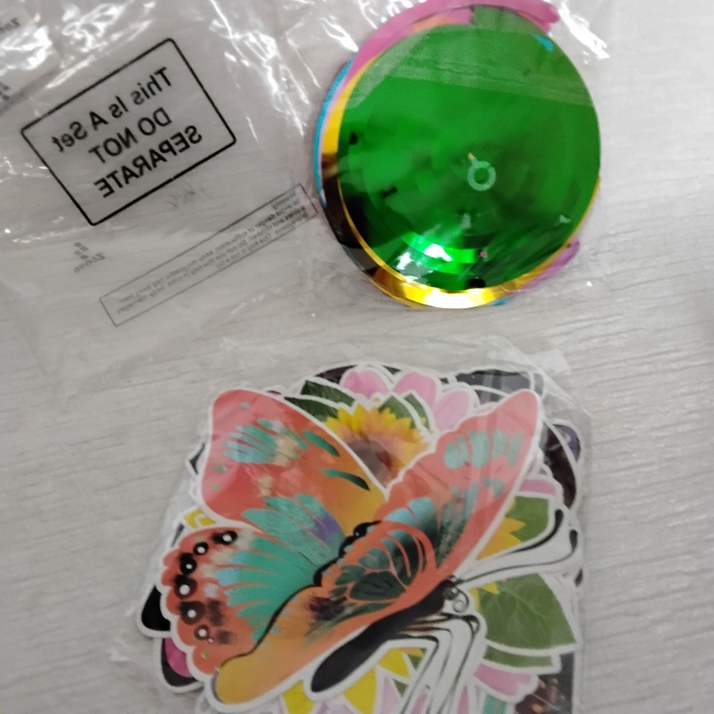 Zonon 30 Piece PARTY HANGING DECORATIONS Spring Summer Themed NEW - Picture 5 of 7
